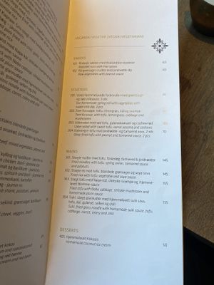 Current menu (April 2024)  at Kiin Kiin Aarhus in Aarhus