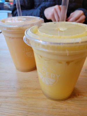 The Tangy Tonic and the Lemon Zinger at The Juicery in Salem