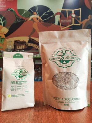 Productos eco de comercio justo de Colombia at Tierra Solidaria in Alicante