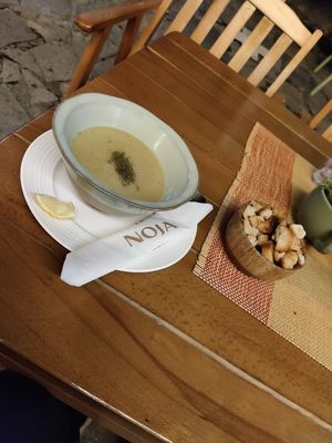 Lentil soup at Noja in Prizren