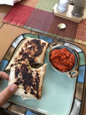 Falafel wrap   at Noja in Prizren