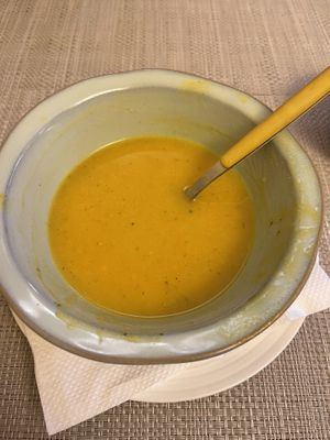 Vegan soup  at Noja in Prizren