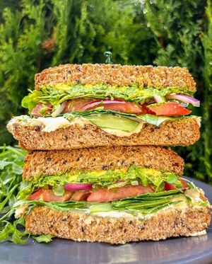 Vegan sandwhich at Cafe Patachou - Hazel Dell in Carmel
