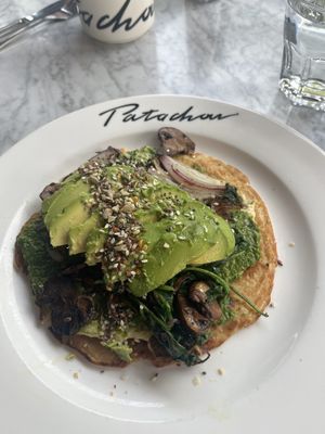 Vegan omelette — so very tasty!   at Cafe Patachou - Hazel Dell in Carmel