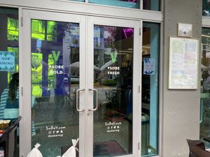 Entrance  at SoBe Vegan in Miami Beach