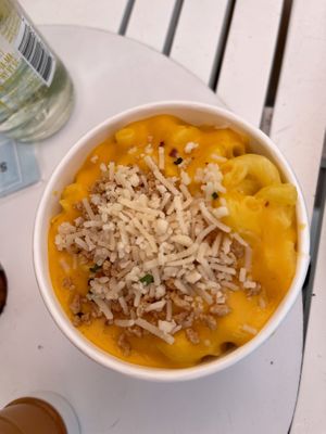 Mac n cheeze  at SoBe Vegan in Miami Beach