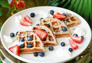 NEW Waffles at SoBe Vegan in Miami Beach