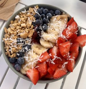 Açaí bowl  at SoBe Vegan in Miami Beach