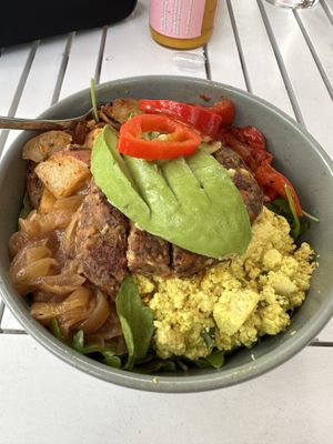 Breakfast bowl   at SoBe Vegan in Miami Beach