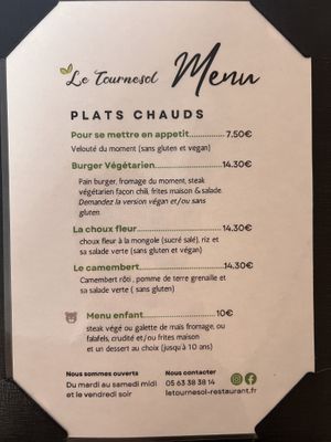   at Le Tournesol Cuisine Vegetarienne in Albi