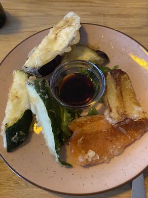 Vegetable tempura at Opium Hotel & Restaurant in Wemeldinge