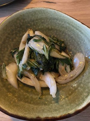 Stir fried paksoi at Opium Hotel & Restaurant in Wemeldinge