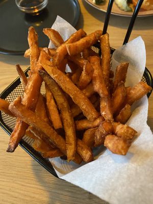 Sweet potato fries at Opium Hotel & Restaurant in Wemeldinge