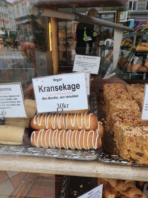 Vegan pastry at Landbageriet - Naturbageriet in Copenhagen