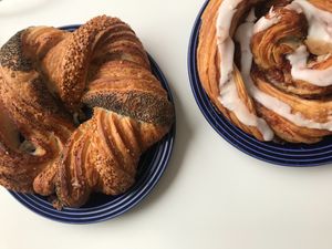 vegan pastry at Landbageriet - Naturbageriet in Copenhagen