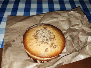 Marzipan cookie at Landbageriet - Naturbageriet in Copenhagen