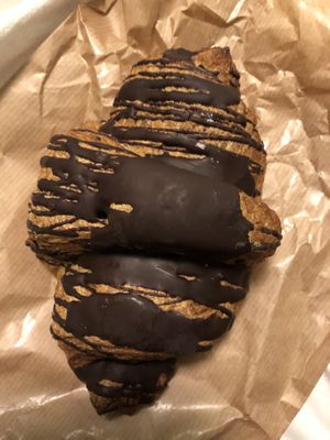 Chocolate croissant  at Landbageriet - Naturbageriet in Copenhagen