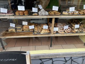 Window  at Landbageriet - Naturbageriet in Copenhagen