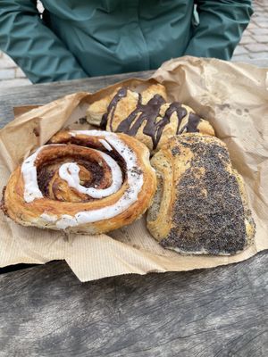 Pastries  at Landbageriet - Naturbageriet in Copenhagen