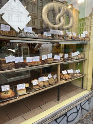 Too much to choose from!   at Landbageriet - Naturbageriet in Copenhagen