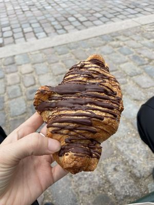 Chocolate croissant tho  at Landbageriet - Naturbageriet in Copenhagen