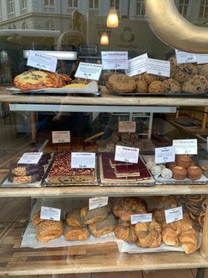 Pastry Options at Landbageriet - Naturbageriet in Copenhagen