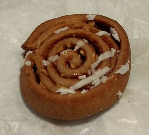 Vegan Aeble-Ris-Snegl at Landbageriet - Naturbageriet in Copenhagen