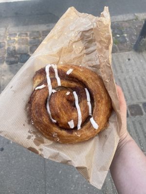 Kanel snegl   at Landbageriet - Naturbageriet in Copenhagen