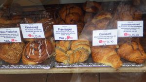 Crossiants at Landbageriet - Naturbageriet in Copenhagen