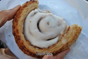 Kanelsnegl (cinnamon roll) at Landbageriet - Naturbageriet in Copenhagen