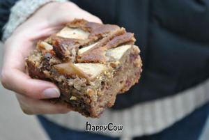 spiced banana pear cake at Landbageriet - Naturbageriet in Copenhagen