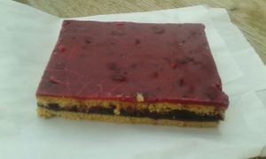 Delicious berry snack at Landbageriet - Naturbageriet in Copenhagen