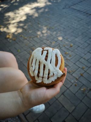 Kanel-ris-snegl at Landbageriet - Naturbageriet in Copenhagen