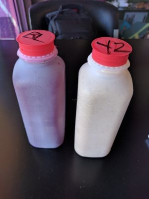 beet lemonade and Yes on 2 (with hemp) at Vegetarian Delight in Miramar