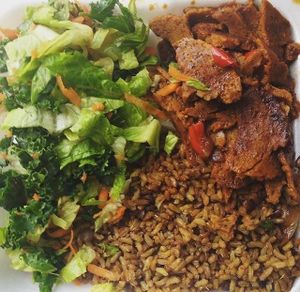 Vegan Peppa steak at Vegetarian Delight in Miramar