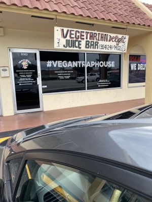 Outside  at Vegetarian Delight in Miramar