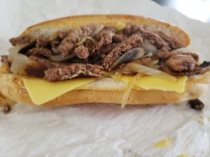 Vegan philly at Sarasota Vegan Deli in Sarasota