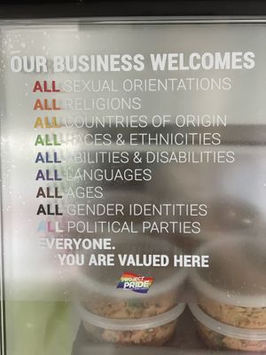 Sign at Sarasota Vegan Deli in Sarasota