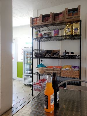 snack shelf! at Sarasota Vegan Deli in Sarasota
