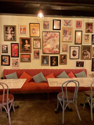 Decor wall at Kukina Caferia in Fethiye