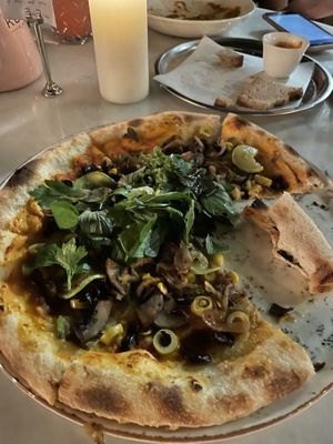 Pizza at Kukina Caferia in Fethiye