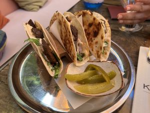 Felafel tacos  at Kukina Caferia in Fethiye