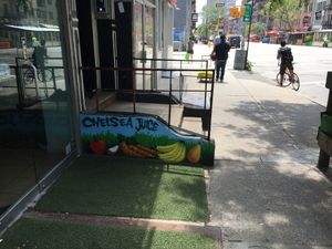 Front entrance. at Chelsea Juice in New York City