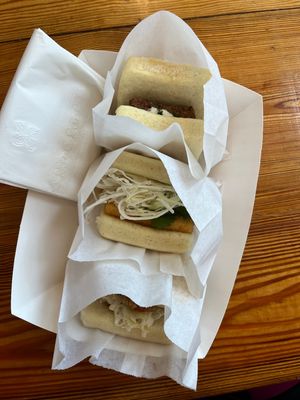 Vegan BBQ, Falafel and Thai tofu    at Bao and Broth in Charlotte
