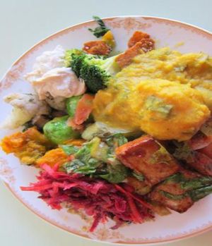 Plate of food at Munsterhaus in Fitzroy