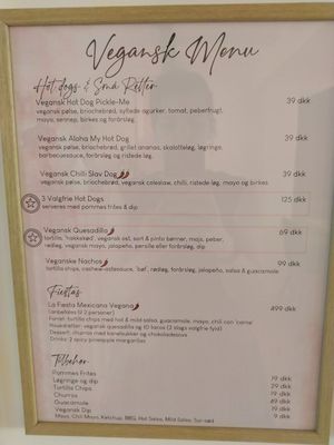 Vegan menu 2 at Tipsy in Aarhus