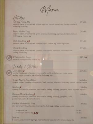 Vegetarian menu 2 at Tipsy in Aarhus