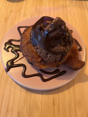 churro donut with vegan ice cream (2024)  at Tipsy in Aarhus
