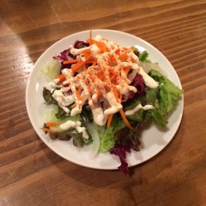 vegan salad at Modernark in Kobe