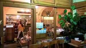 Main entrance is from arcade perpendicular to street. at Modernark in Kobe